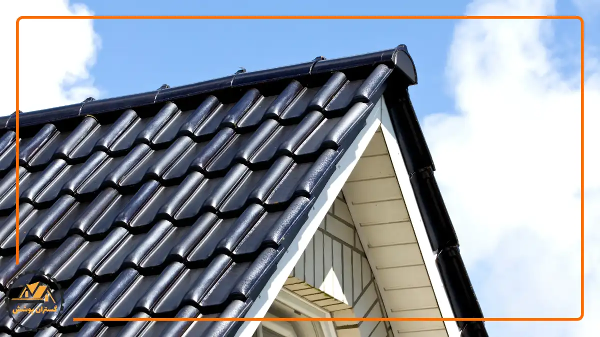 تصویر ویلا با بهترین سقف شیروانی طرح سفال