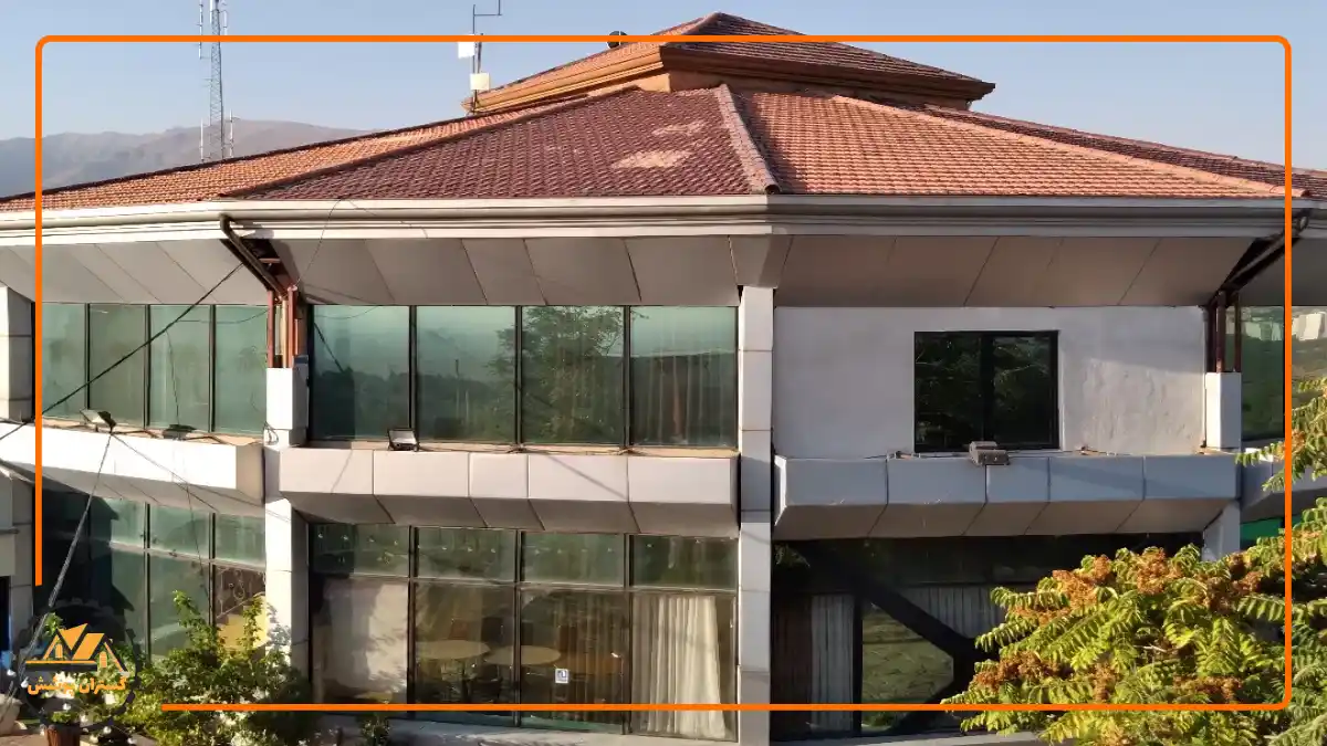 نمای شیروانی چند شیب برای ویلا