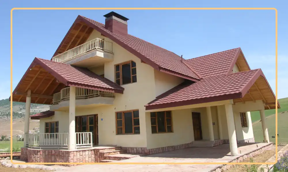 تصویر شاخص عکس سقف شیروانی ویلا