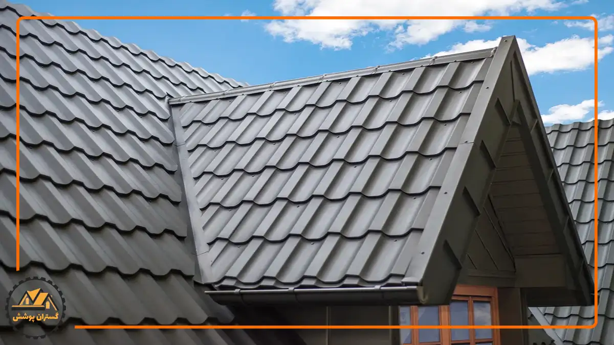 تصویر اجرای شیروانی فلزی