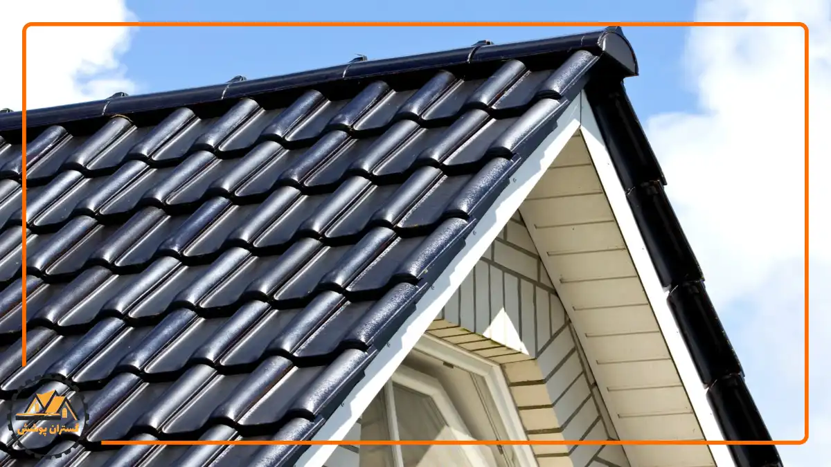 تصویر اجرای سقف شیبدار