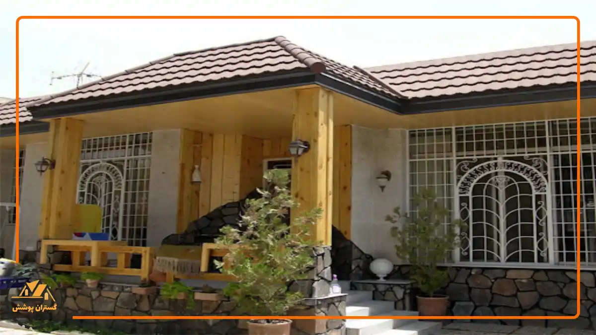 تصویر پیشانی ساختمان یک طبقه